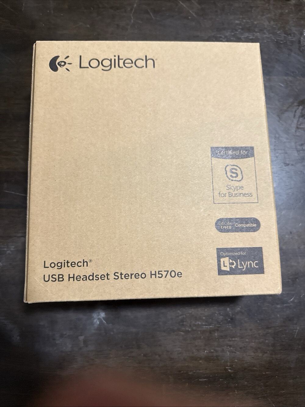 BRAND NEW! Logitech H570e USB Headset with Microphone for PC and Mac